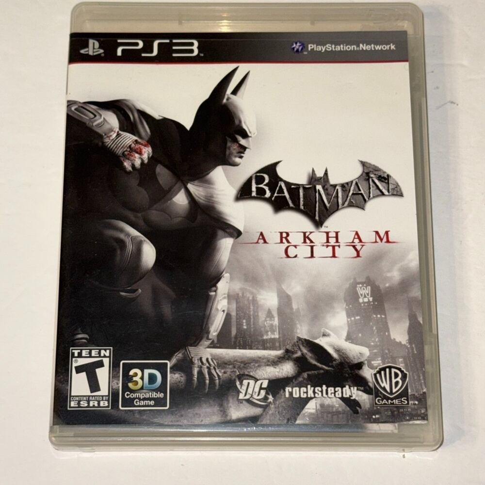 PS3 Batman Arkham City (Sony PlayStation 3, 2011) Manual / Inserts Included